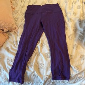 lululemon 23 inch purple align leggings